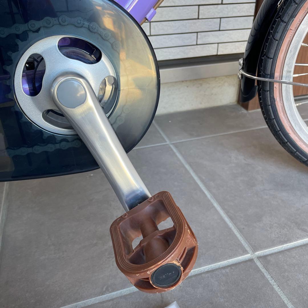 ルイガノ　k16プラス パープル　ラベンダー　自転車　16インチ　補助輪