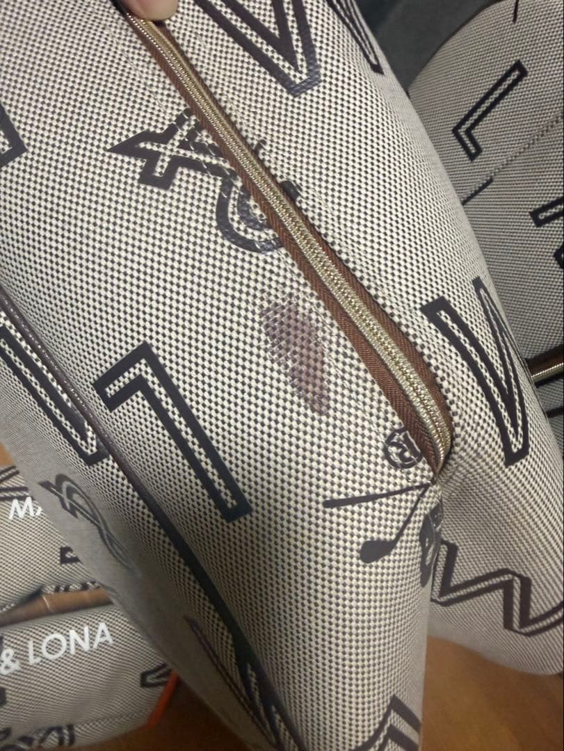 MARK & LONA キャディバッグ ベージュ　2022モデル　ゴルフセット