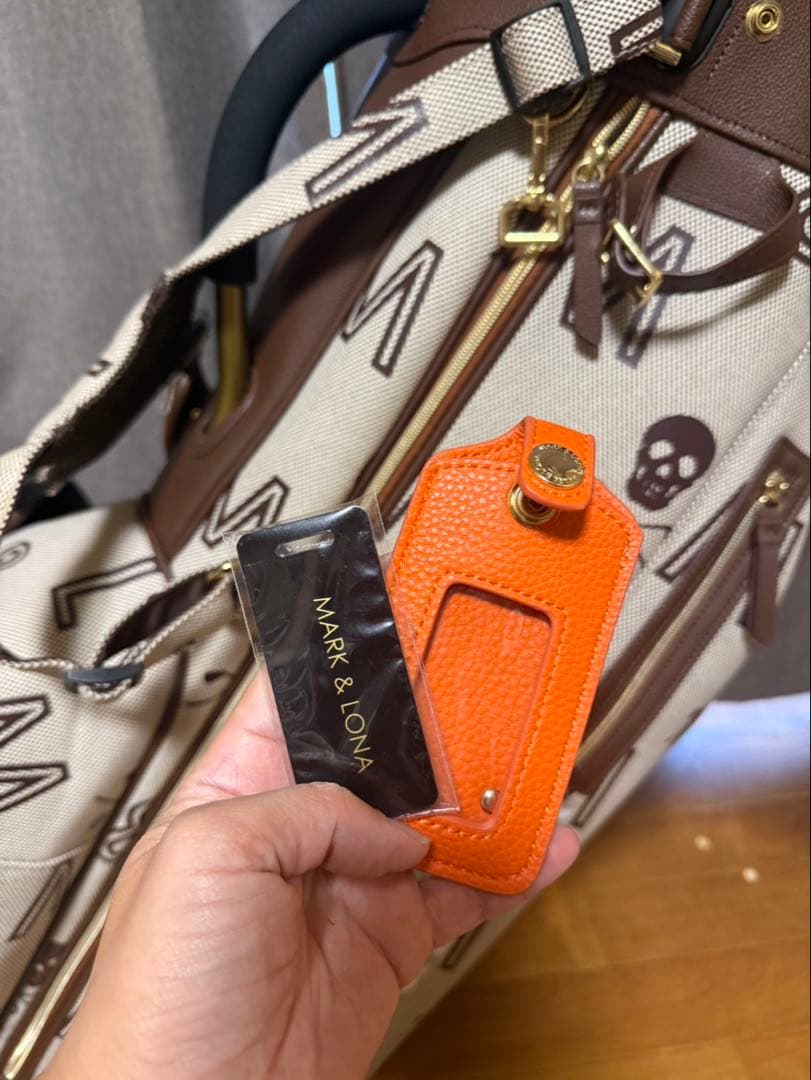 MARK & LONA キャディバッグ ベージュ　2022モデル　ゴルフセット