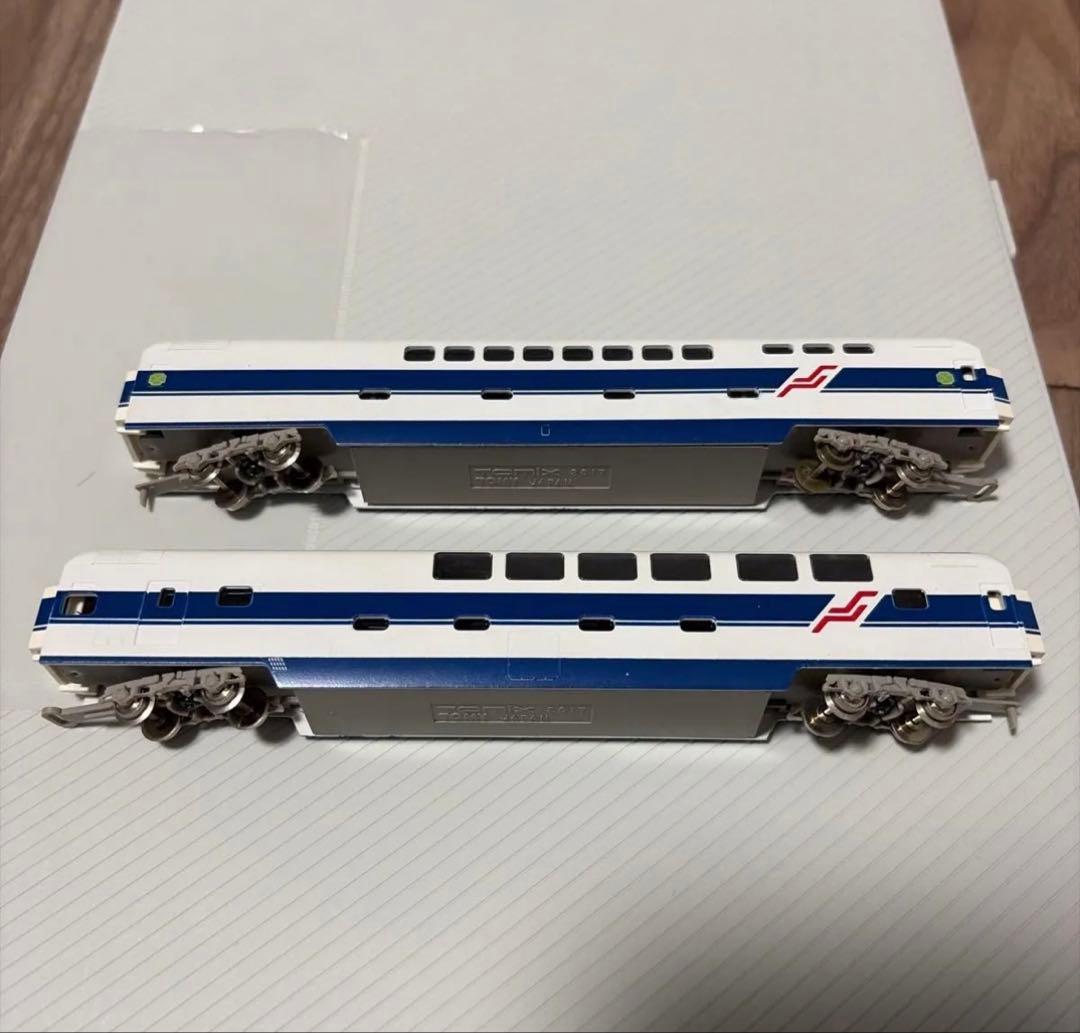 TOMIX 100系新幹線　試作車　小窓編成　2階建車両　ジャンク品