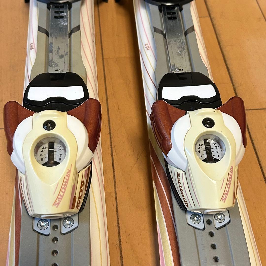 ◇美品◇ SALOMON AXCESS 120cm ミッドスキー　サロモン