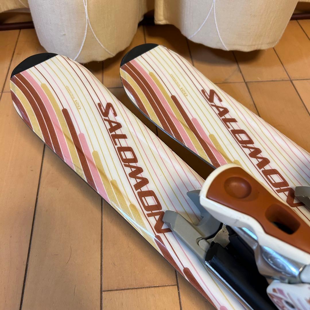 ◇美品◇ SALOMON AXCESS 120cm ミッドスキー　サロモン