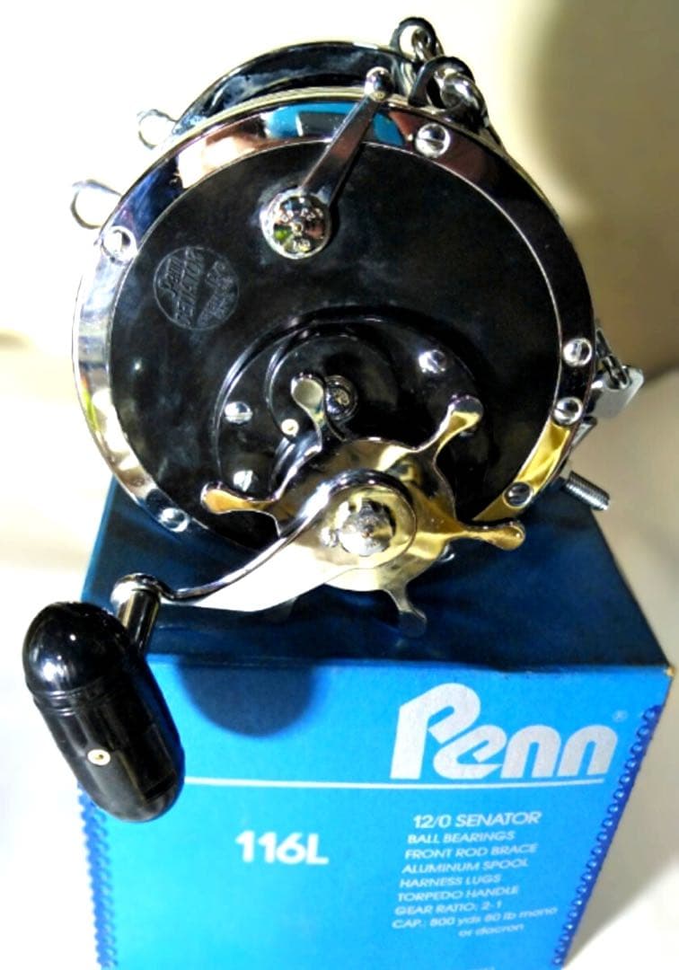 中古美品　トローリング　クエ　 ペンリール　 セネター12/0