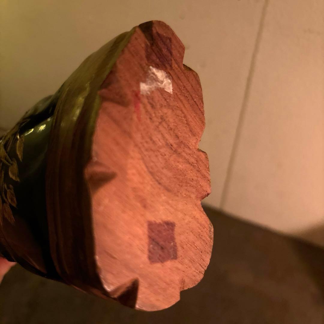 水牛の角　彫刻　民藝　鷲　アメリカ