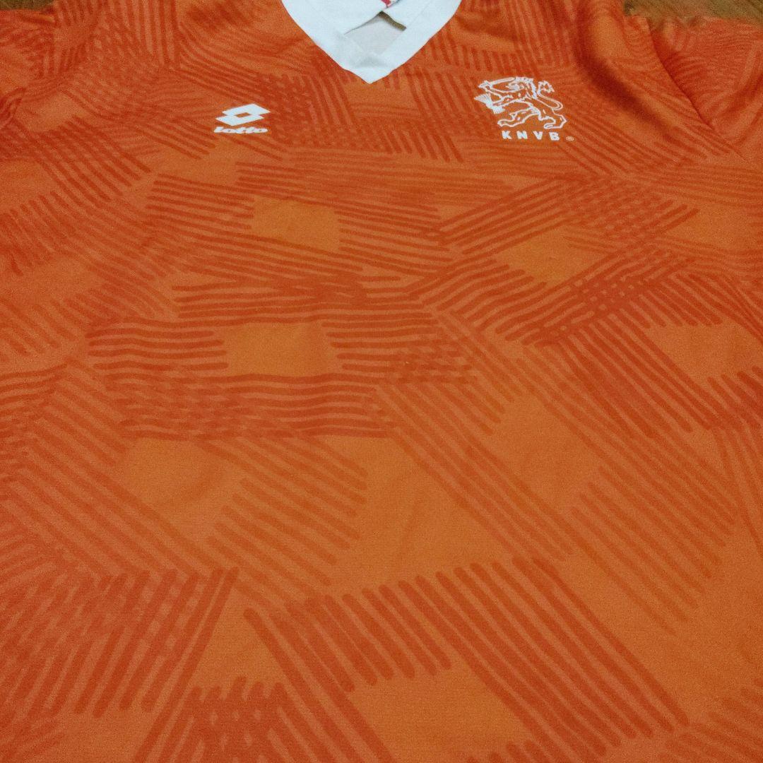 ク*ニ様 【即購入OK】オランダ代表ホーム　Lotto 長袖 サッカーウェア　イ