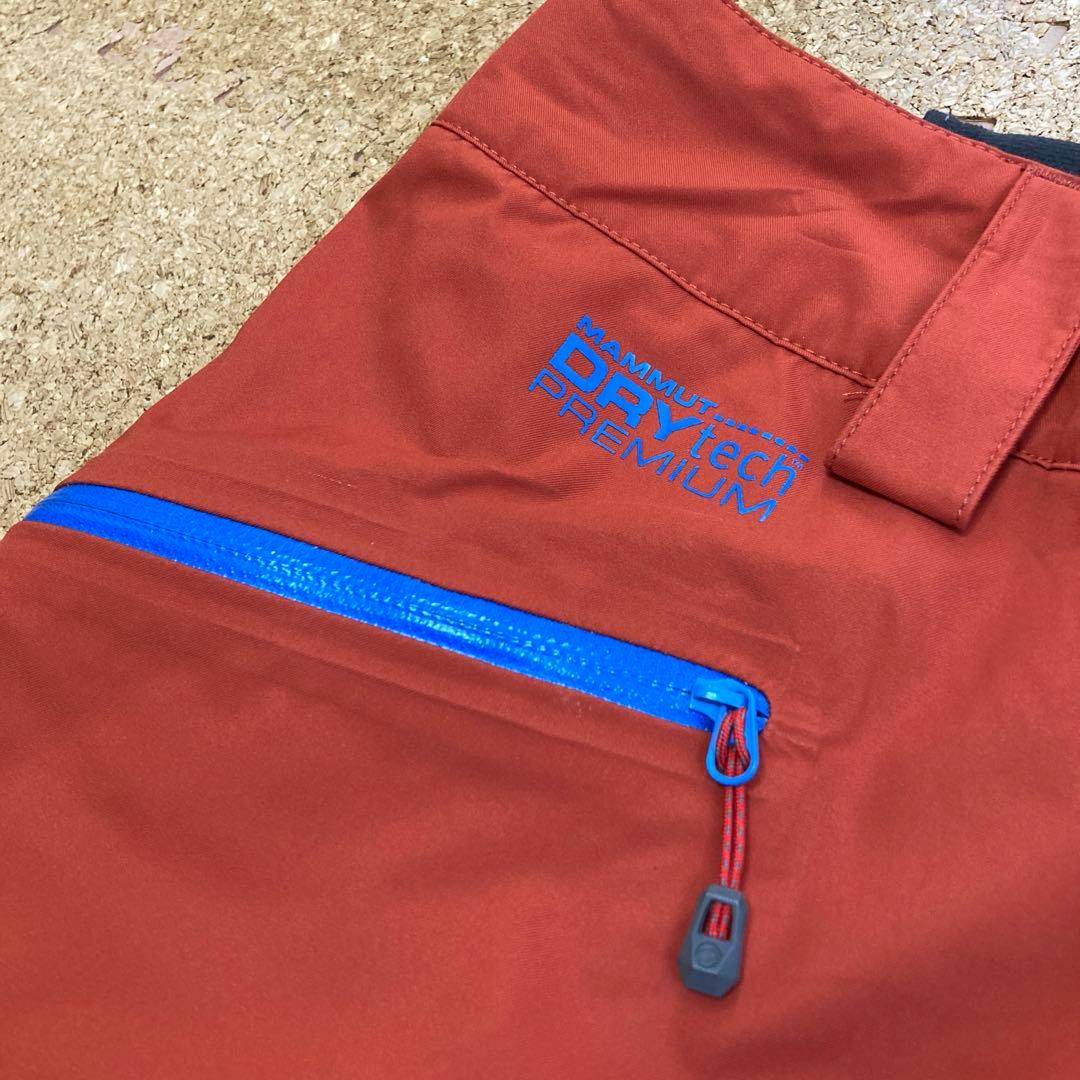 【美品】マムートMAMMUTスノーパンツスキーパンツ スノボーウェアSメンズ
