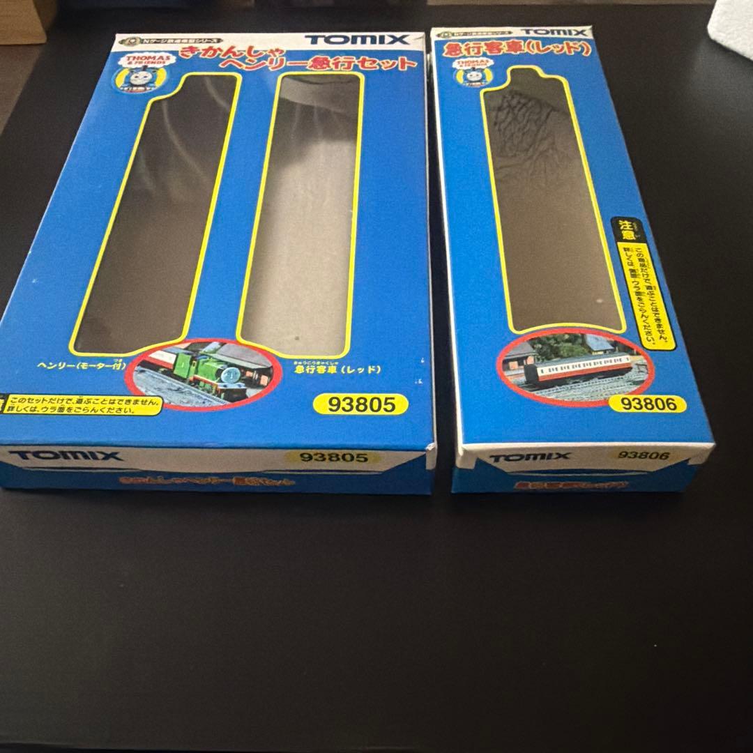 Nゲージ　TOMIX 93805きかんしゃヘンリー急行セット　93806急行貨車