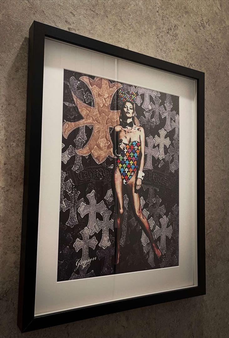 Grysonアート2Lケイトモスクロムハーツパロディオマージュアート