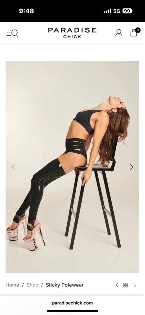 スティッキーポールウェア ブラック