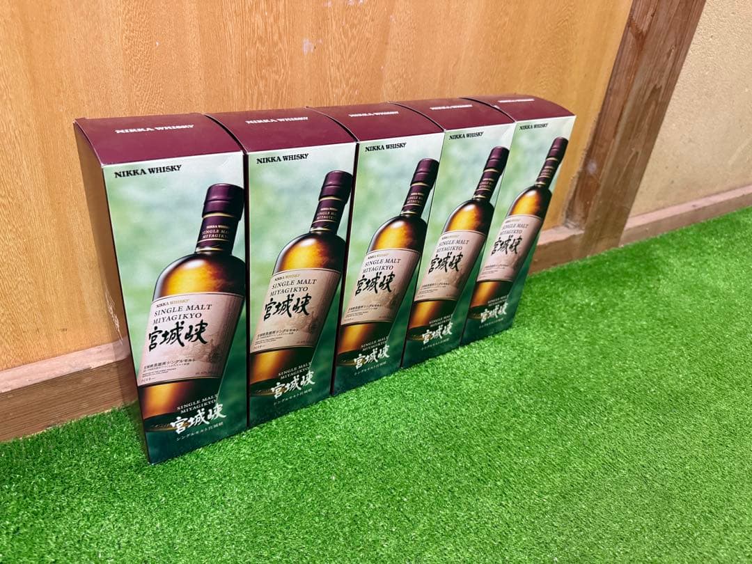 ニッカウイスキー シングルモルト 宮城峡 5本セット