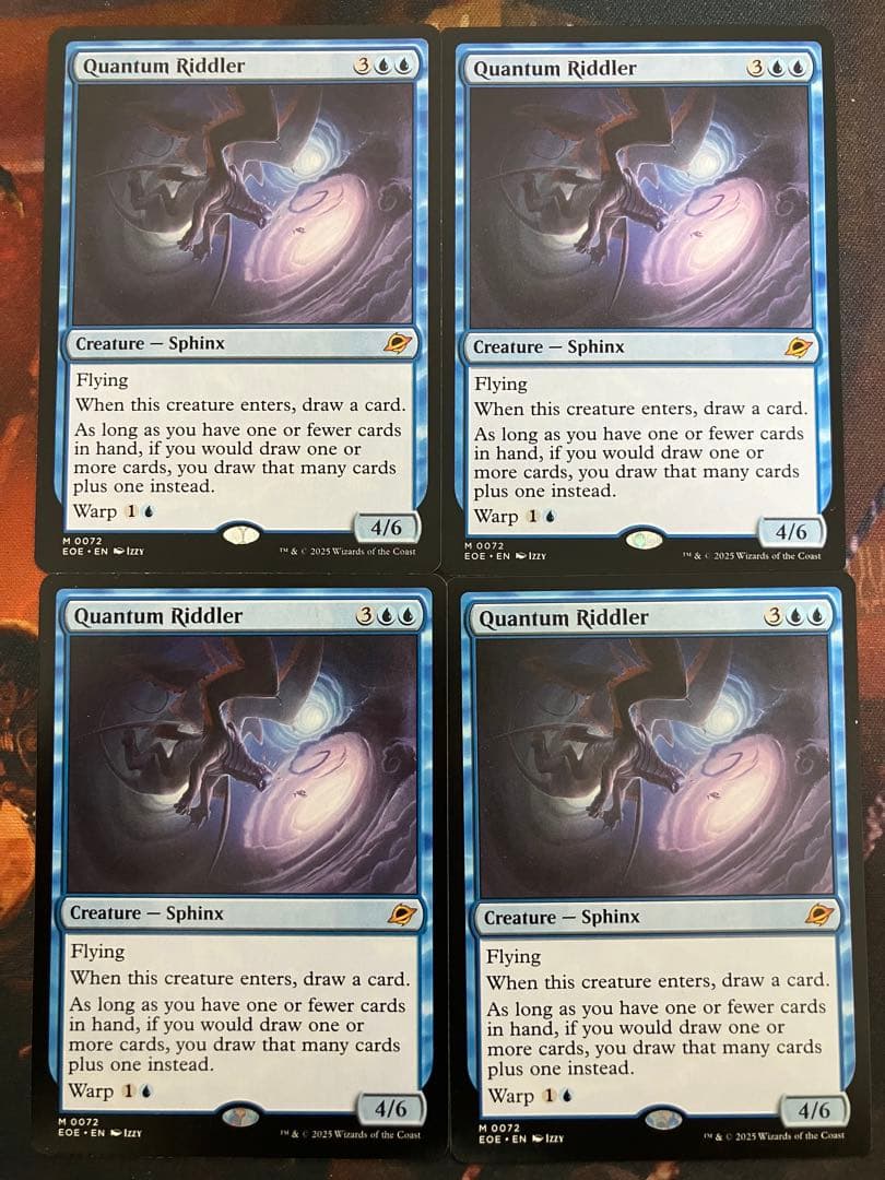 MTG 量子の謎かけ屋　英語版　4枚セット