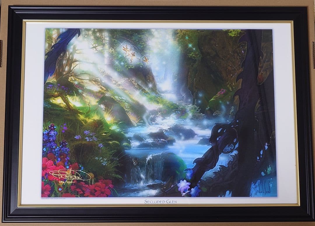 MTG 人里離れた谷間 アートプリント ラージサイズ 直筆サイン入り