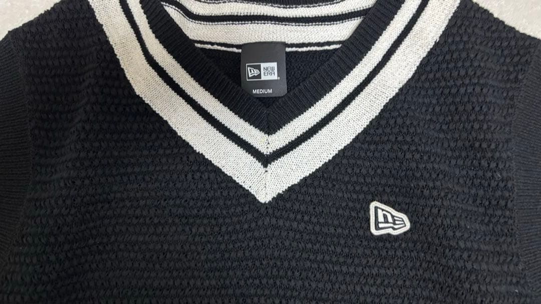 【美品】ニューエラ NEW ERA ノースリーブ ニットベスト ゴルフ