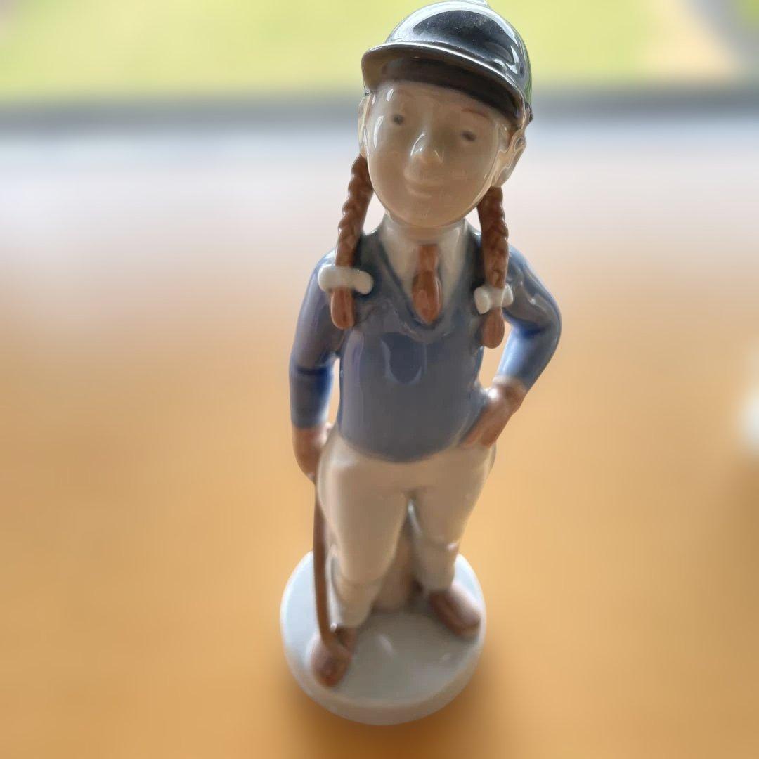   ロイヤルコペンハーゲン女の子男の子2体セット