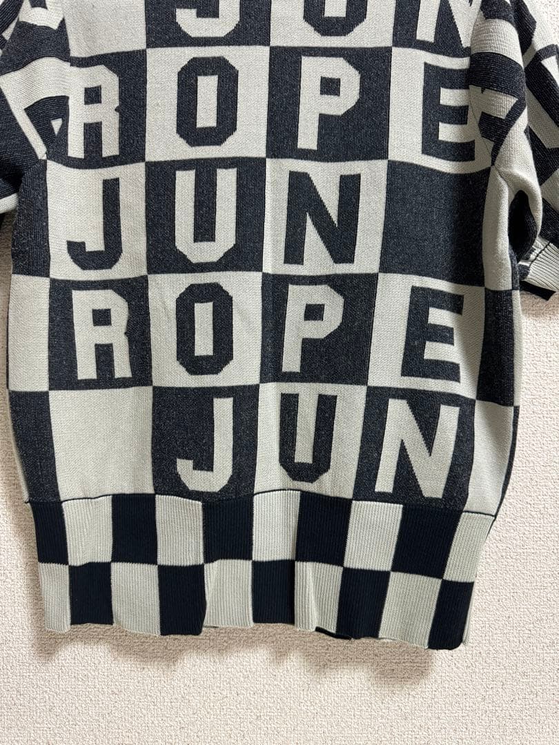 新品未使用●JUN&ROPE ポロシャツL ベージュグレー　ジュンロペ