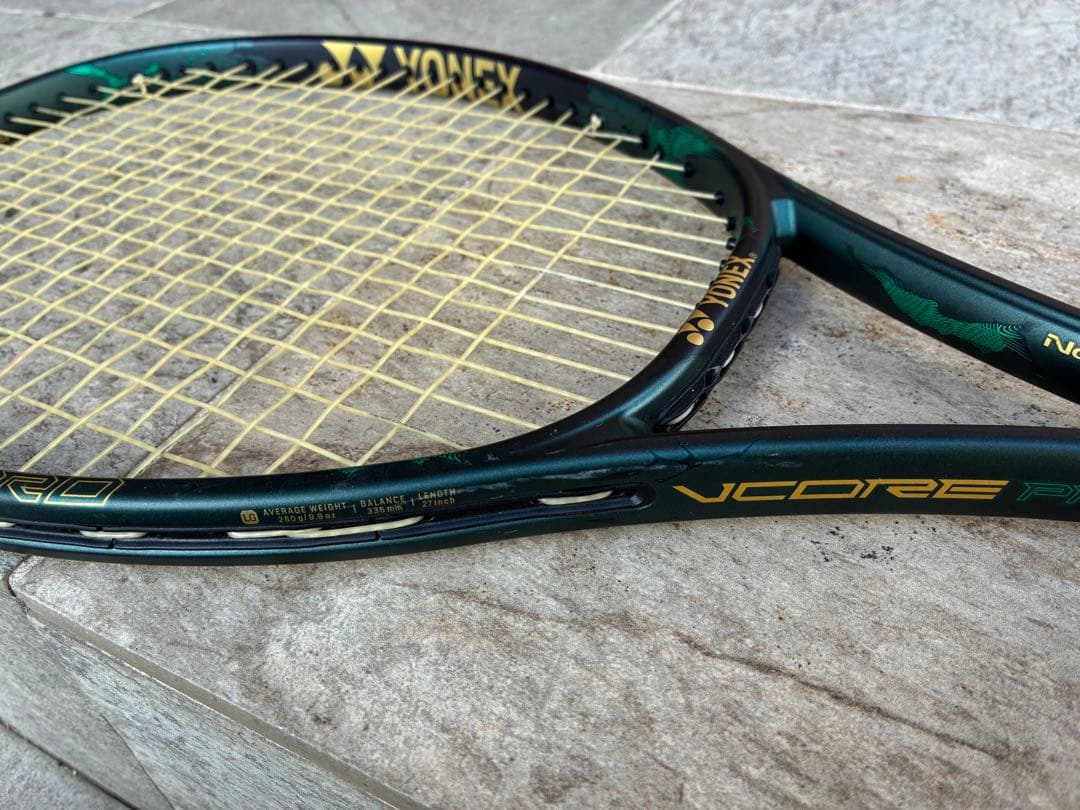 YONEX VCORE PRO 100 硬式テニスラケット G1 マットグリーン