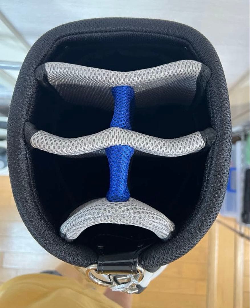 Kappa キャディバッグ ホワイト/ブルー　9型