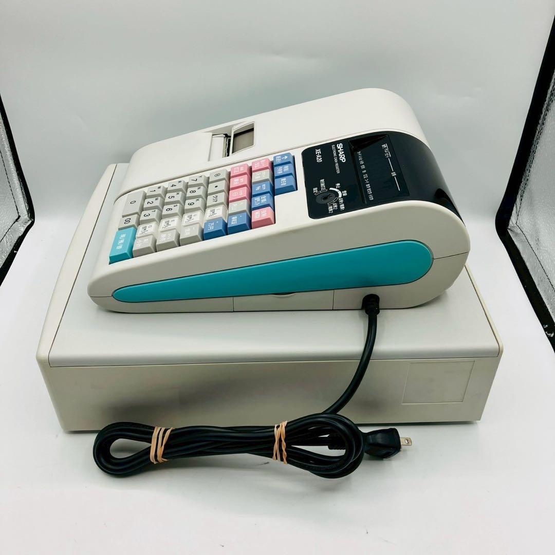 シャープ 電子レジスタ XE-A20(取説・付属)+ ロール紙2個