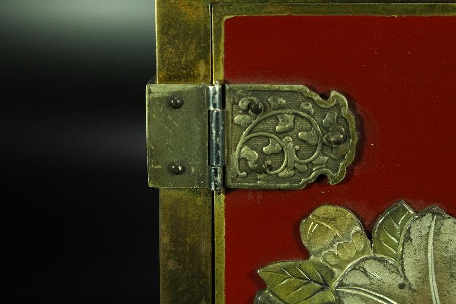 大阪 尚美堂造 純銀飾 宝石箱(K-LC805)