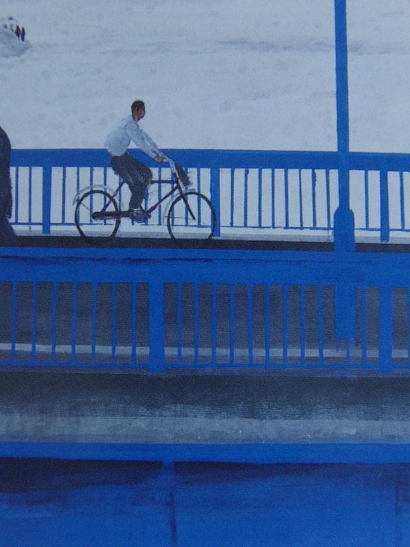 米谷清和、【とある夏の日】、希少な額装用画集より、新品額装付