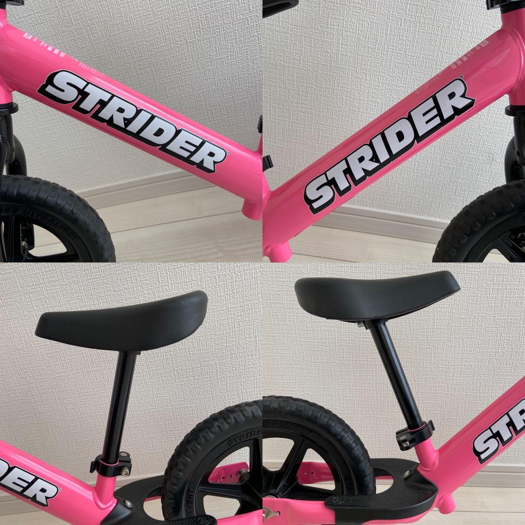 ✨美品✨ストライダー 12/スポーツ/ピンク/キッズ/キックバイク/自転車