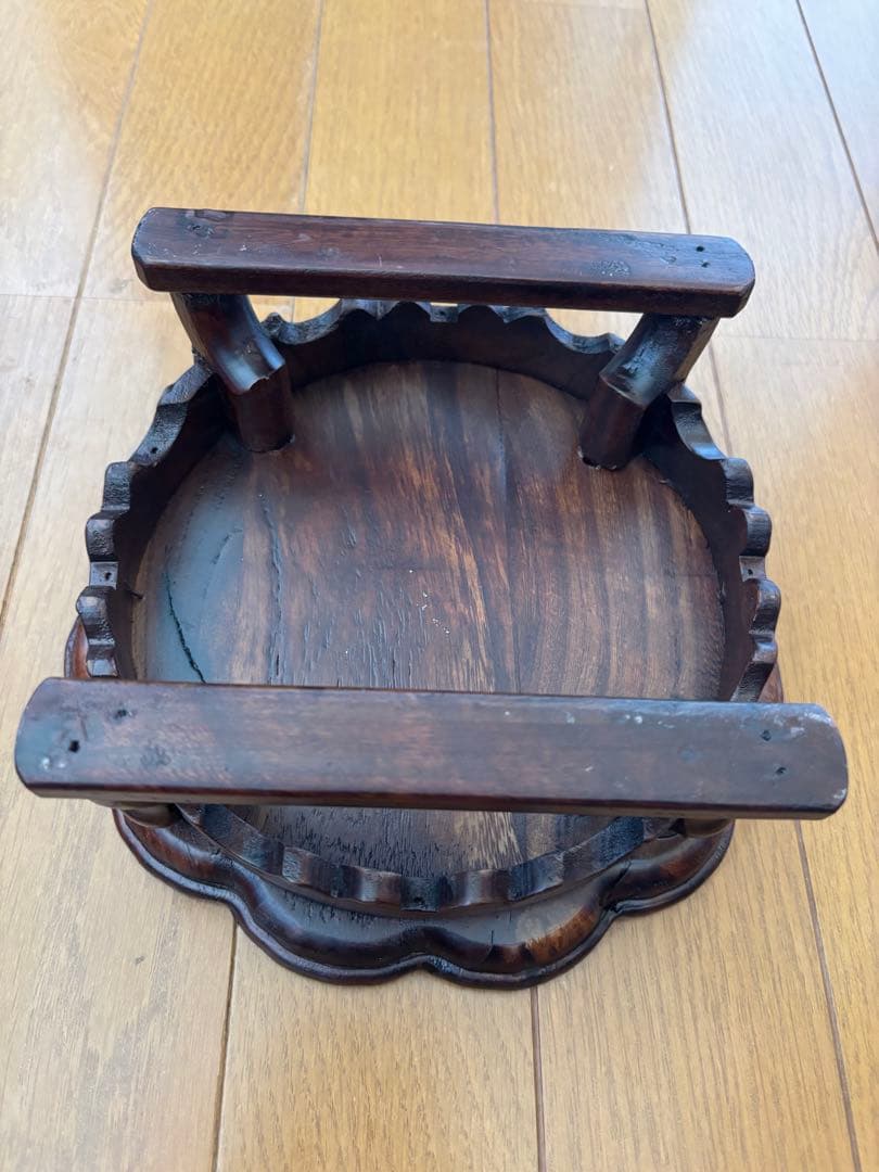 韓国 アンティーク 骨董 李朝 ソバン お膳 花台 飾り台 ミニ 漆塗