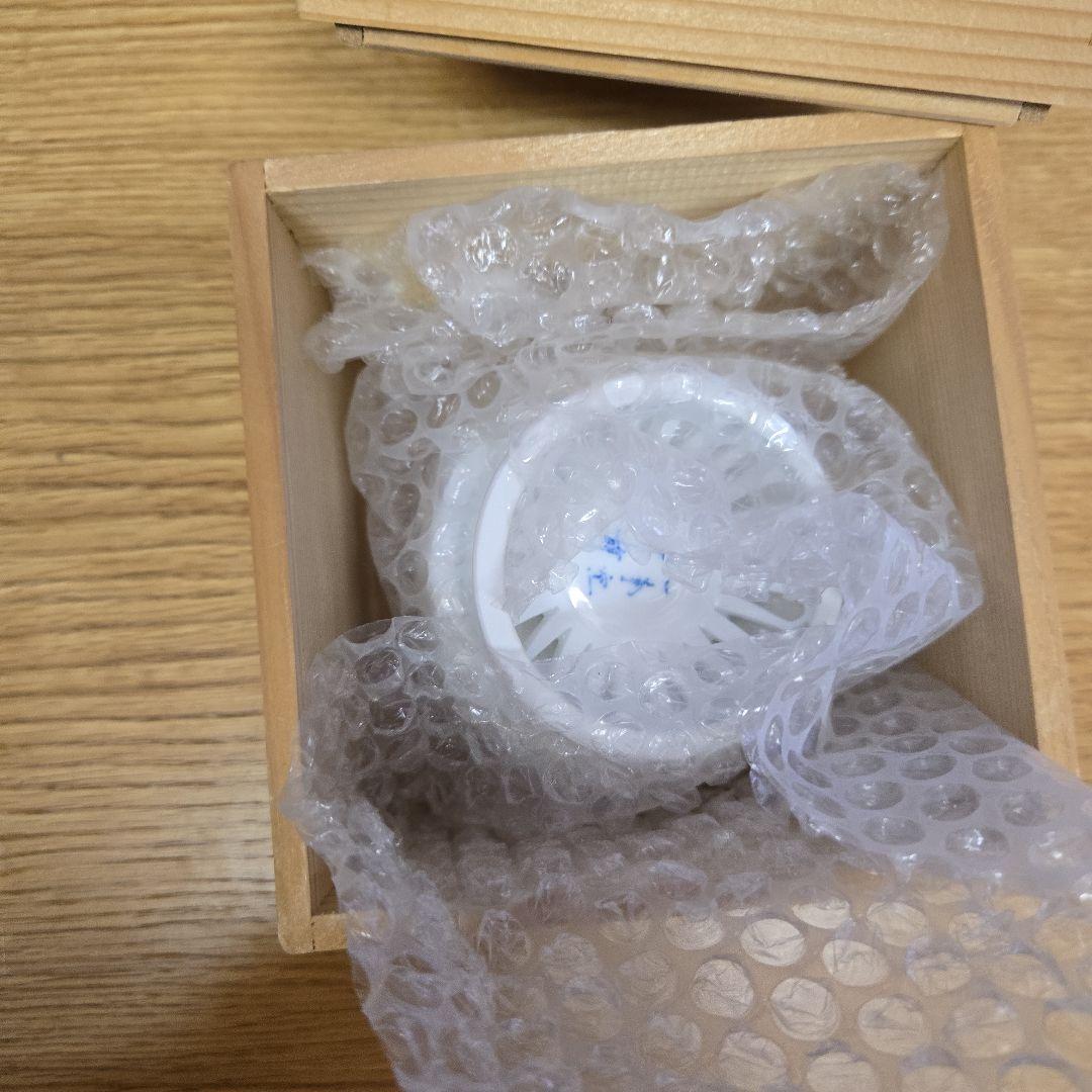 有田焼 杉原一壷 白磁 香炉 透かし 三つ足 香道具 共箱付き