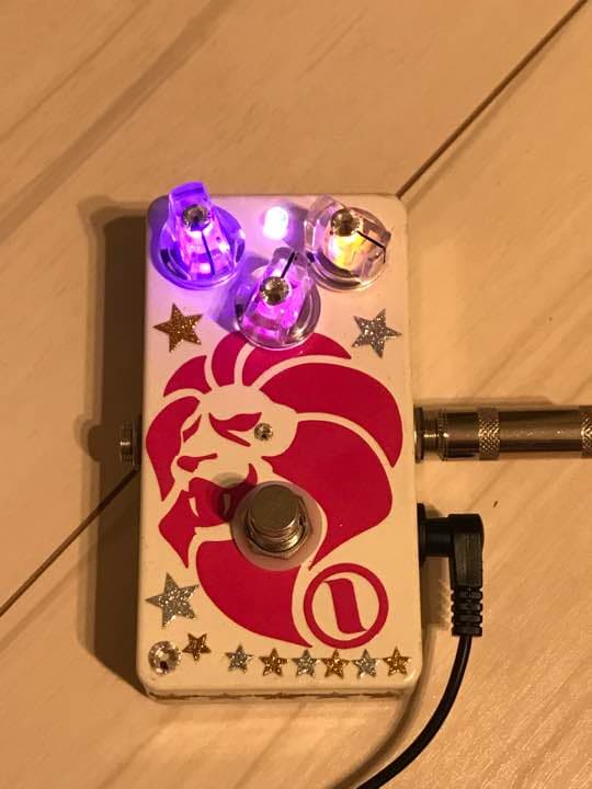 ジャンク　光るノブ エレキ ギター エフェクター 歪み系 中古