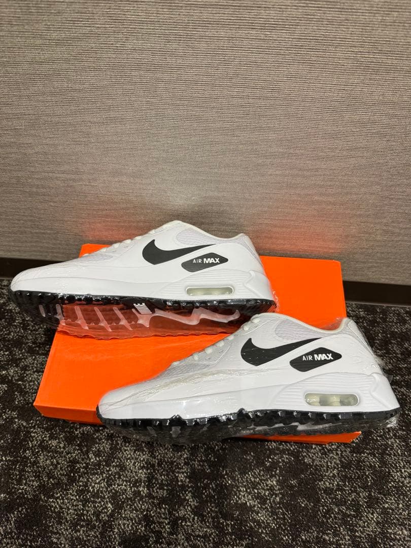 Nike Air Max 90ホワイト　ゴルフスパイクレス　新品