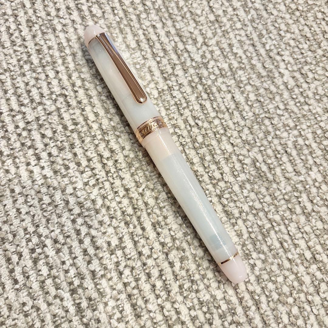 八文字屋 オリジナル万年筆 初雪 EF 美品 即購入⭕️！