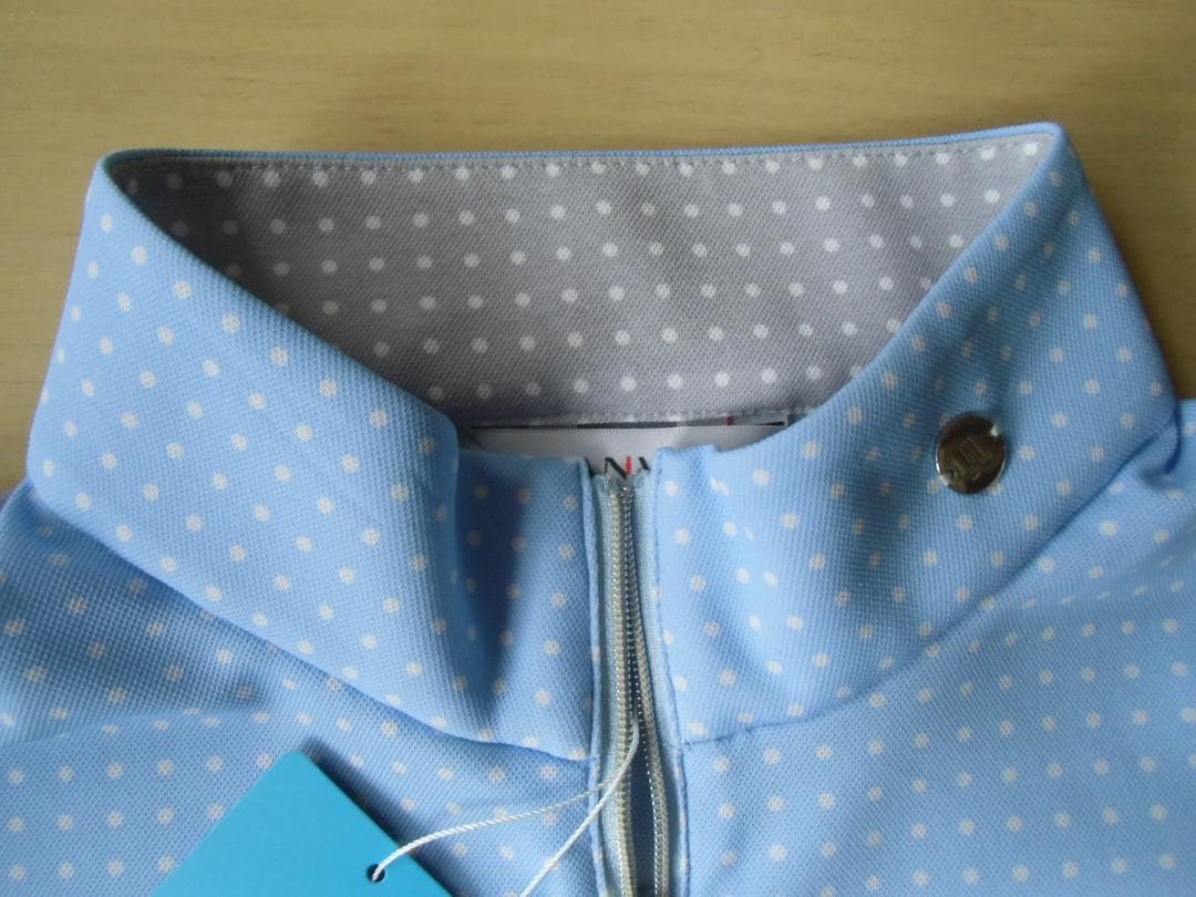 【新品、最終処分値】LANVIN SPORTレディースジップアップシャツ