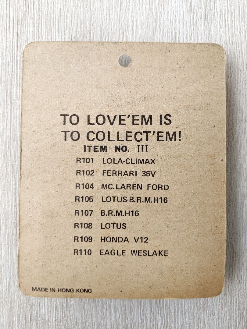 【美品】F1ミニカー／8台セット／1960年代