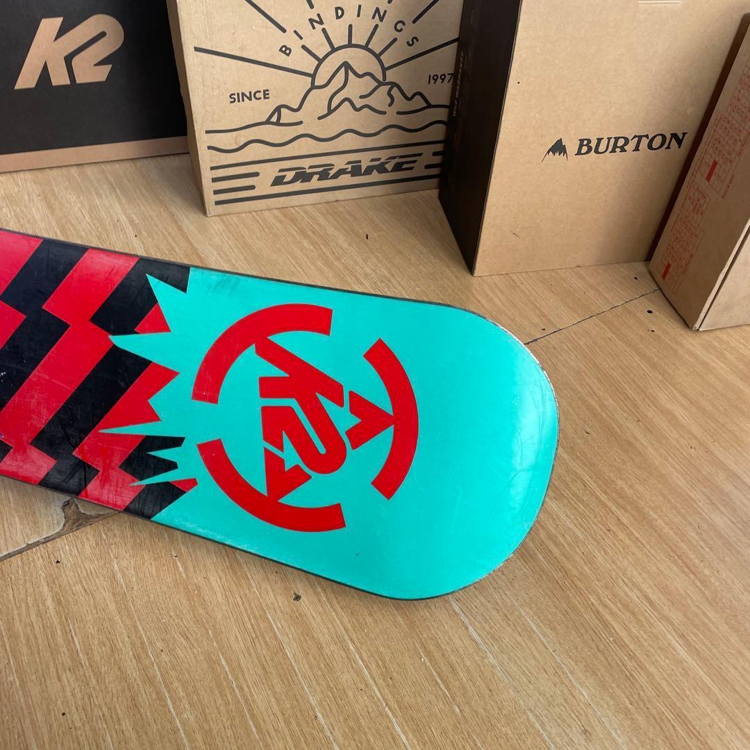 K2　ミニターボ　キッズスノーボードセット　バイン付4点セット　120㎝