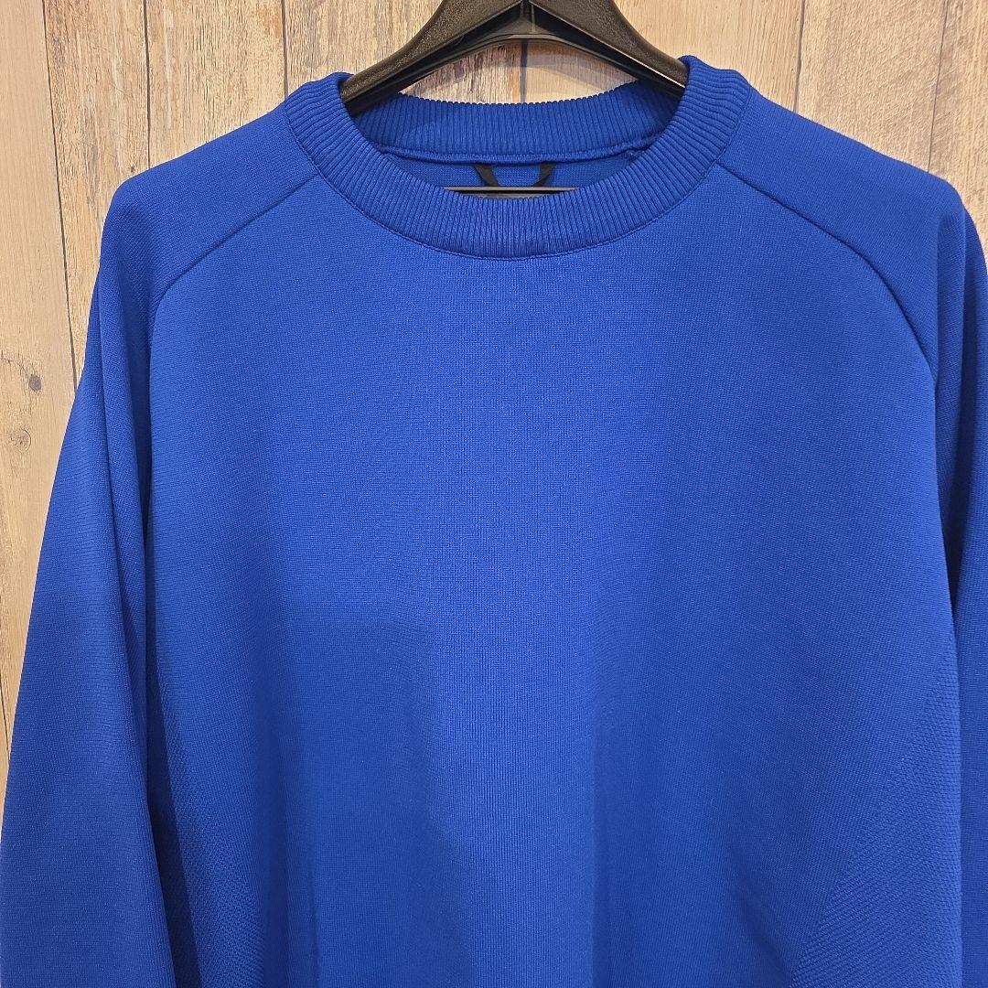 TFW49 ラウンドネックニット 青　Mサイズ