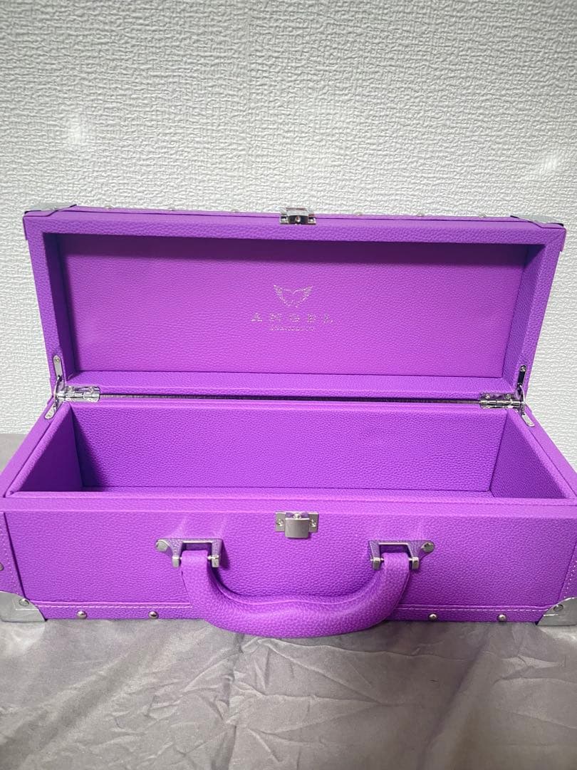 「新品」　エンジェル シャンパン　ヘイロー　パープル　専用ケース付き