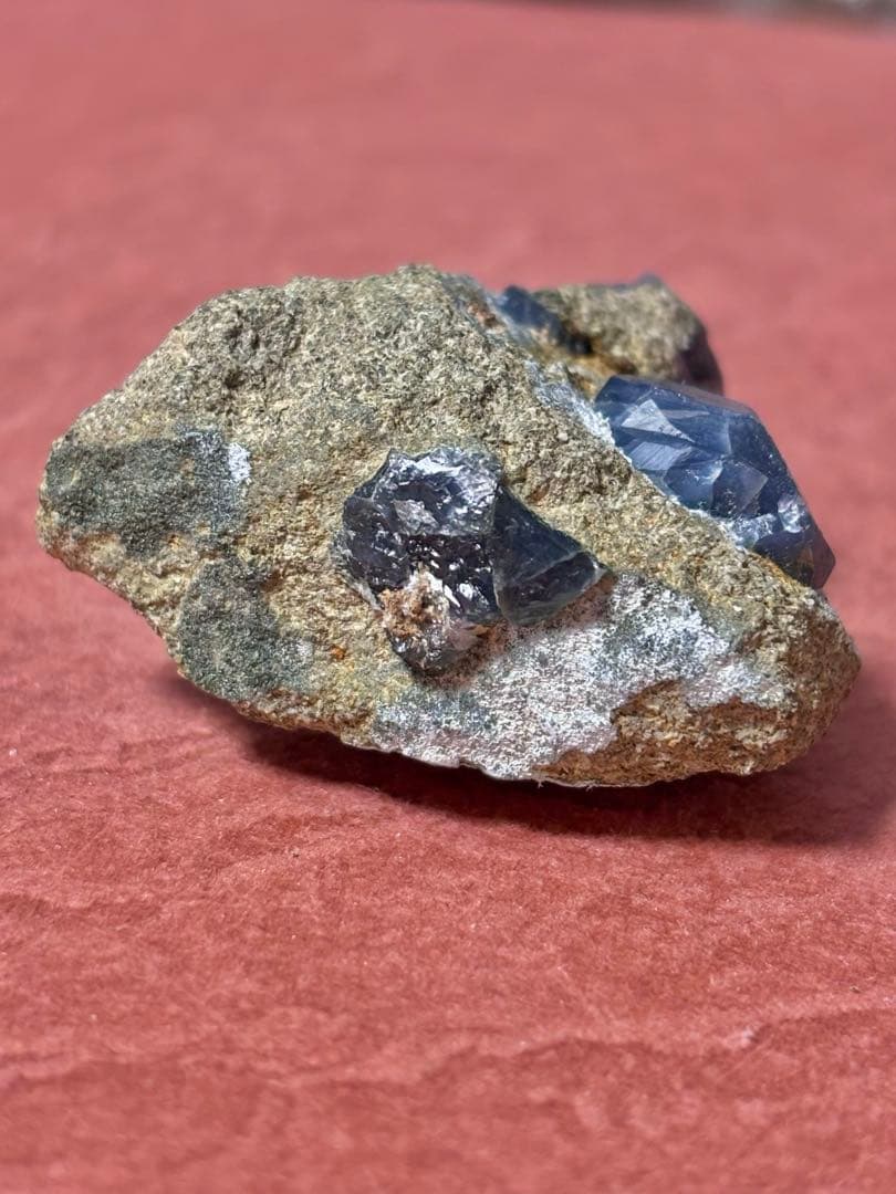 【超希少】天然ブルークォーツ(スペイン・マラガ産) 青水晶 鉱物標本 原石