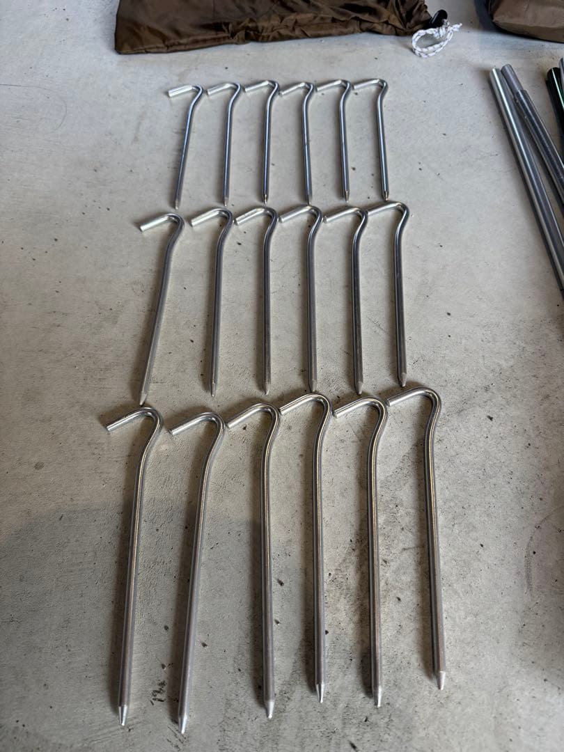 【美品】 peak アメニティドームM 純正グランドシート付き