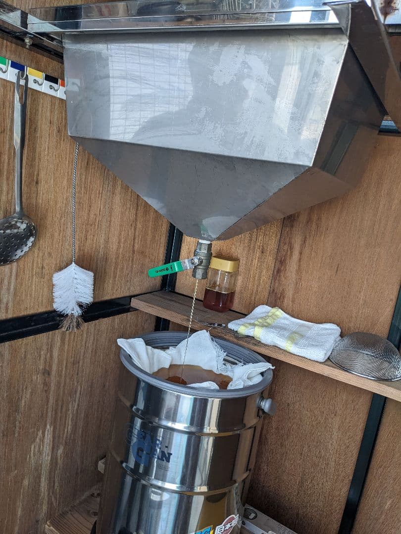 日本ミツバチ 蜂蜜 令和7年度 採れたて　たれ蜜　600g×8 非加熱