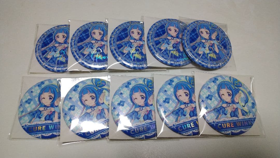 【最終値下げ】キミとアイドルプリキュア　キュアウインク　缶バッジセット