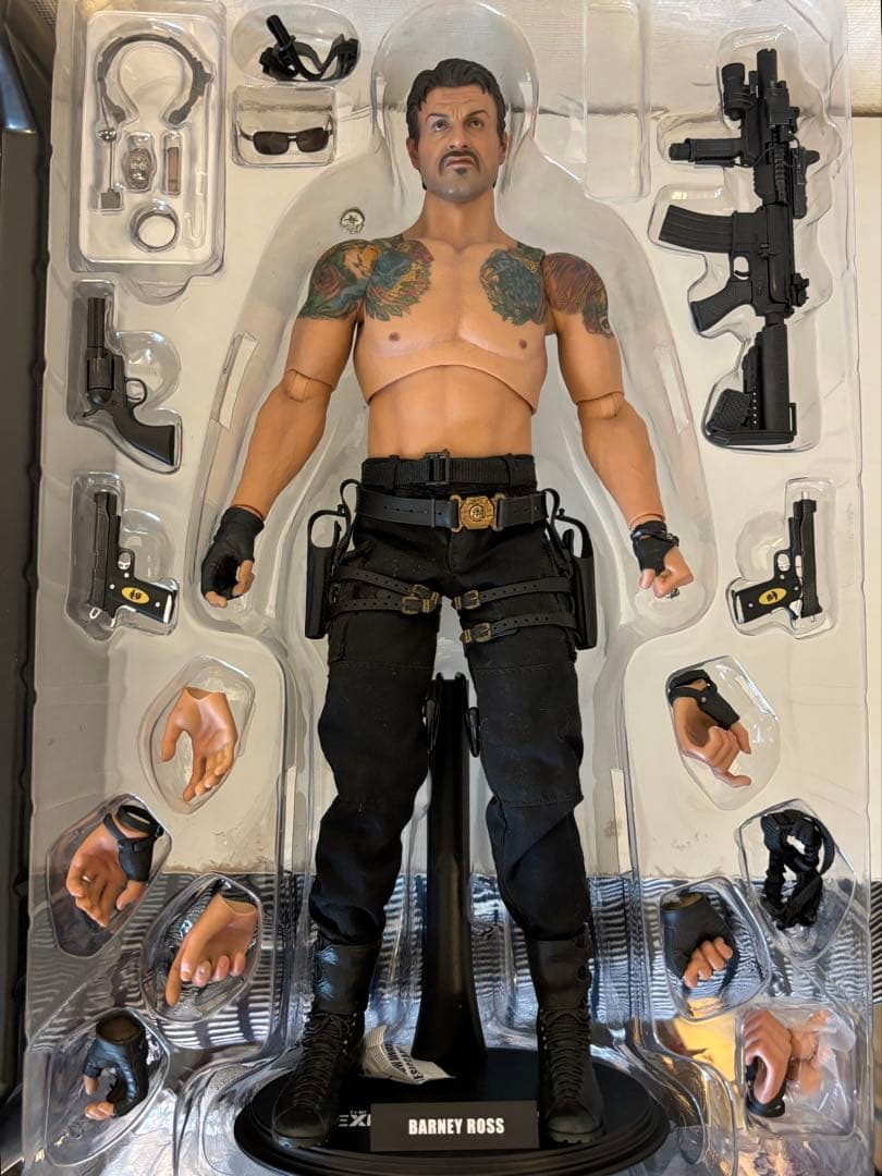 ホットトイズ/エクスペンダブルズ2/スタローン/フィギュア/バーニー・ロス/箱付