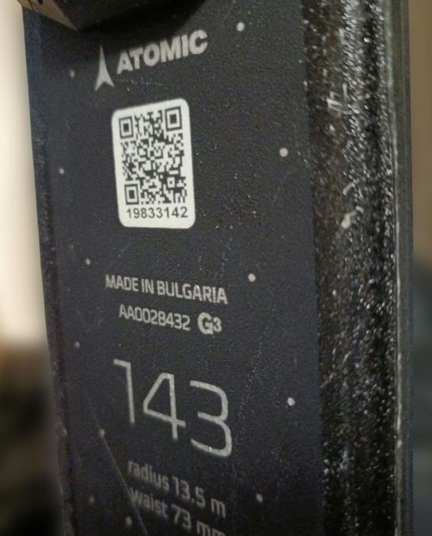 ATOMIC Cloud 9　143cm / グリップウォーク対応ビンディング付