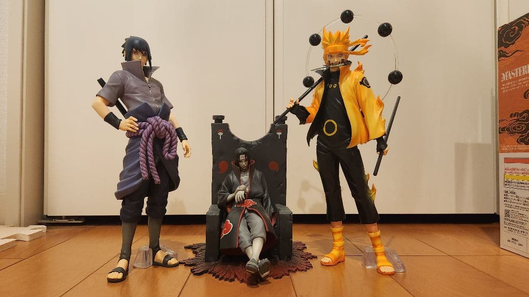 ナルト　サスケ　イタチ　一番くじ　フィギュア４体セット