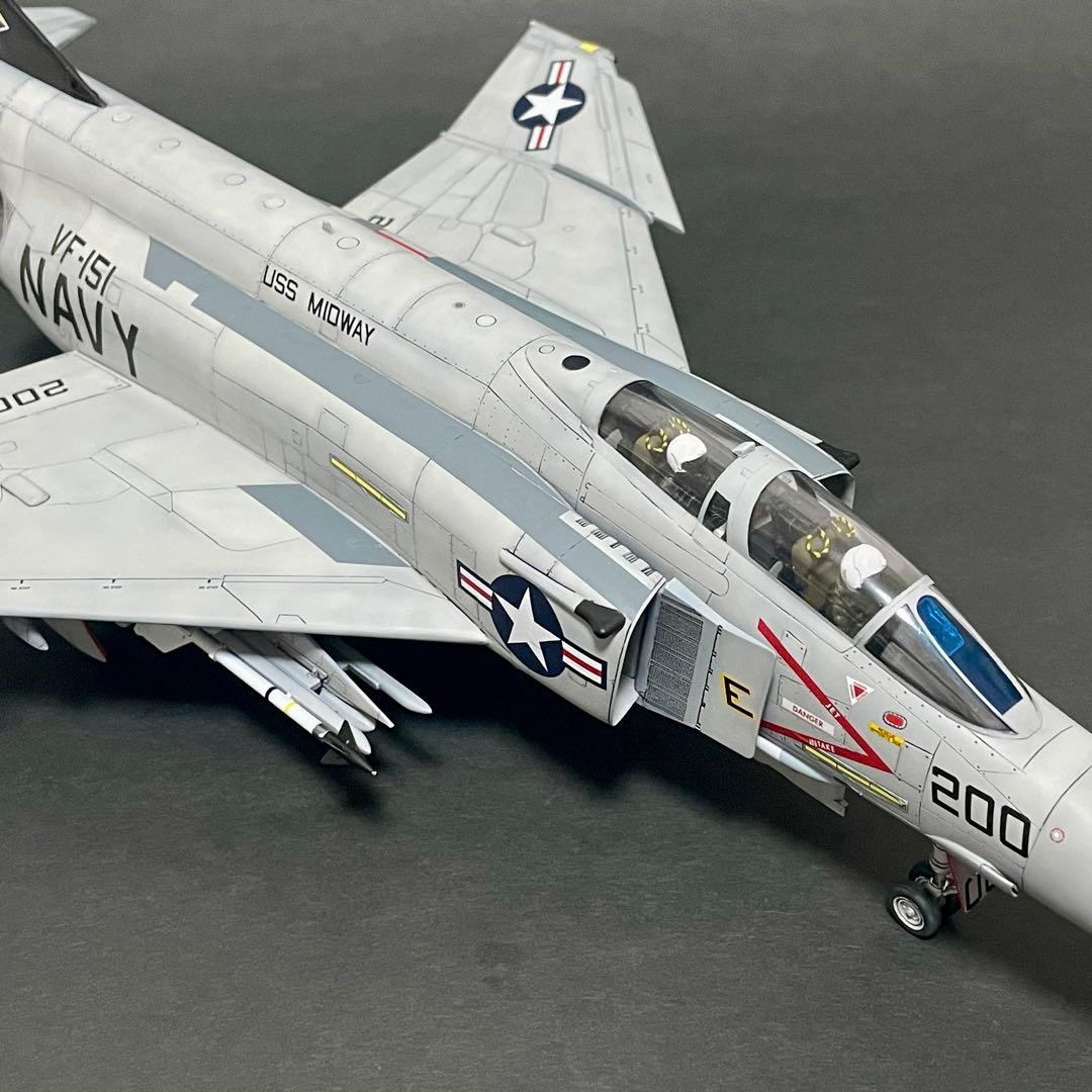 【完成品】 ハセガワ 1/48 F-4S ファントム VF-151