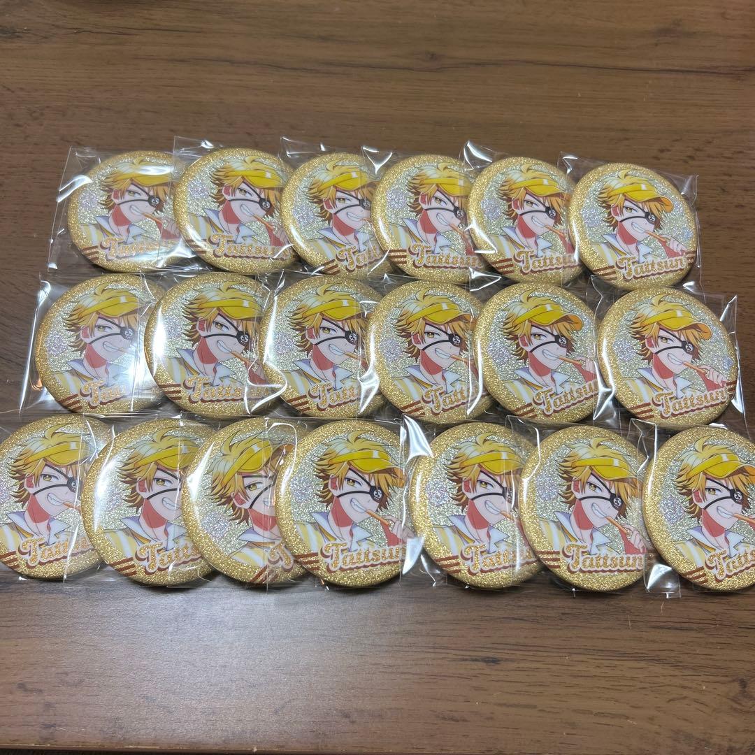 カラフルピーチ たっつん ダイナー缶バッジ ラメキラ缶バッジ