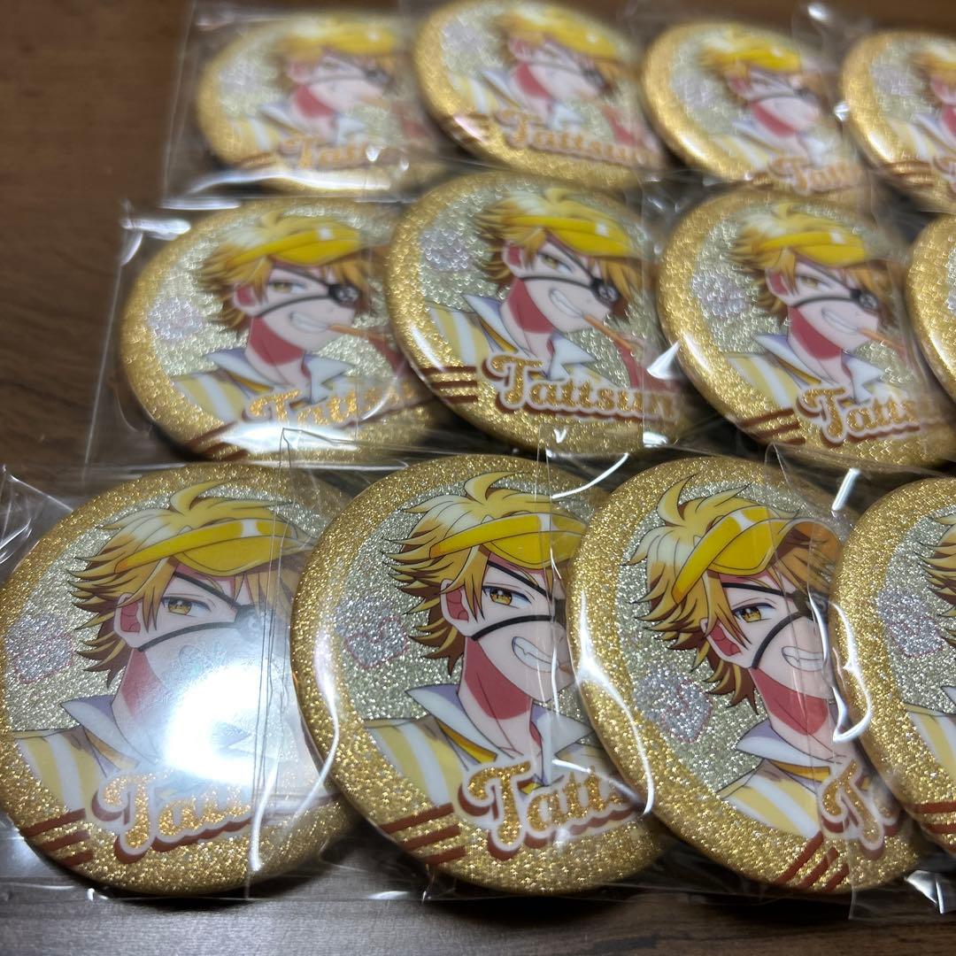 カラフルピーチ たっつん ダイナー缶バッジ ラメキラ缶バッジ