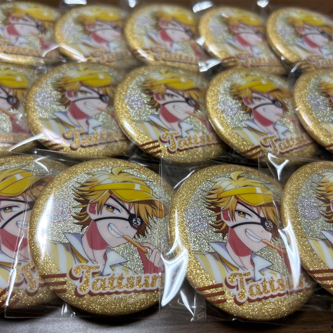 カラフルピーチ たっつん ダイナー缶バッジ ラメキラ缶バッジ