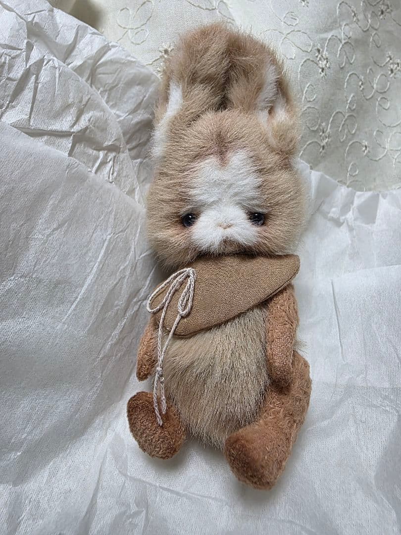 海外作家様 アーティスト テディベア うさぎ ドール 創作 ぬいぐるみ