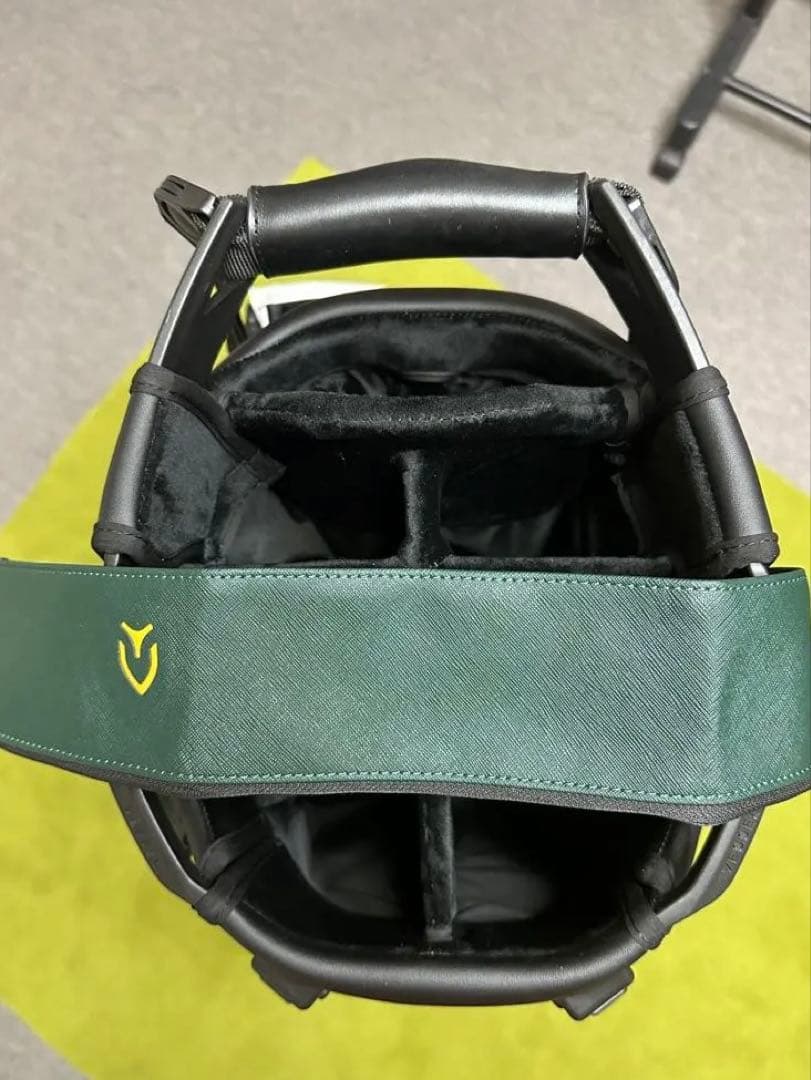 VESSEL キャディバック　マスターズカラー　CROSSHATCH GREEN
