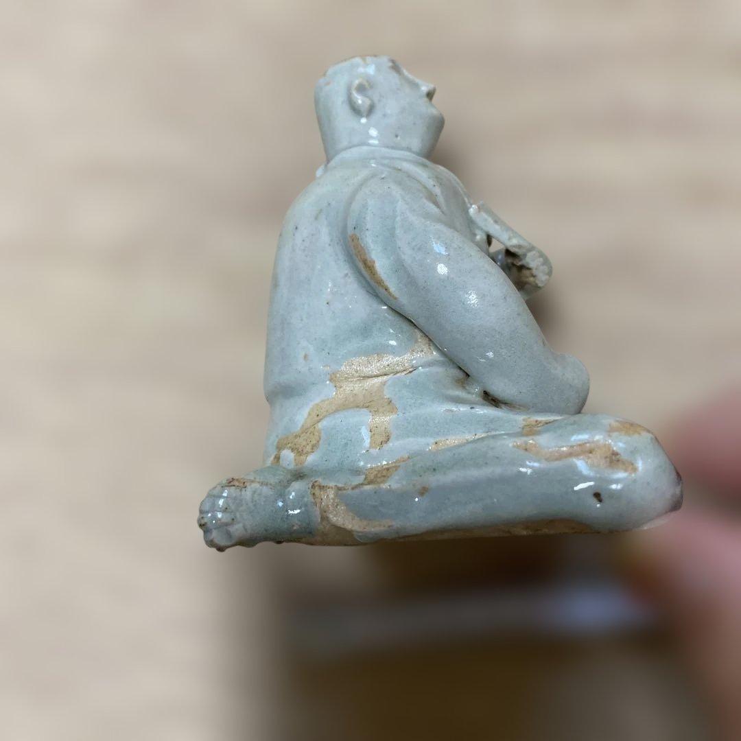 朝鮮　陶器　坐像