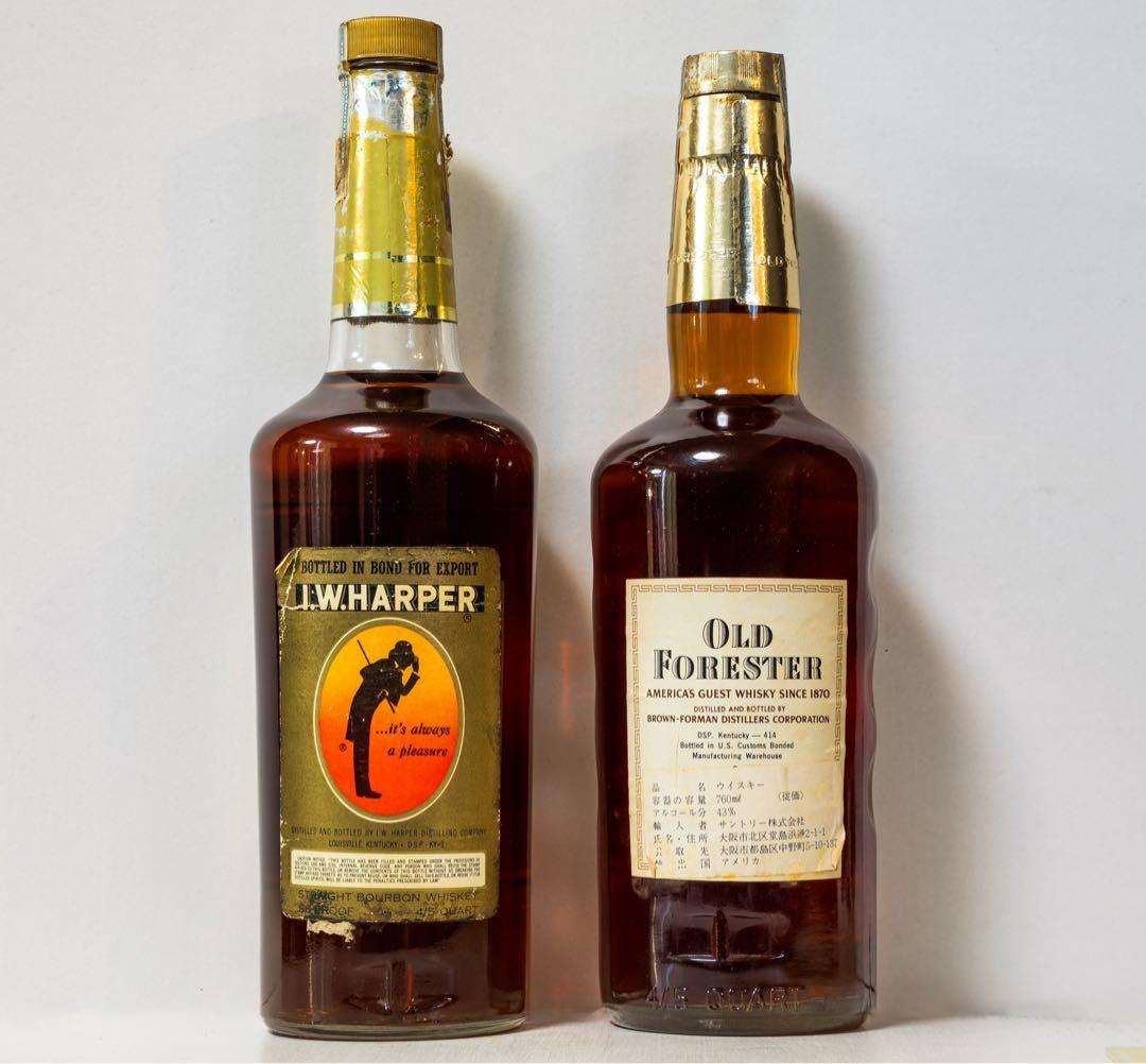 I.W. ハーパー & オールドフォレスター バーボンウイスキーセット